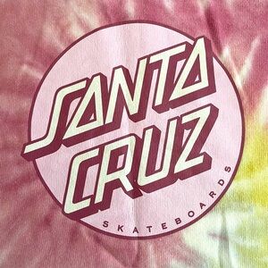 Santa Cruz Fleece Tie-Dye Sweatshirt Hoodie